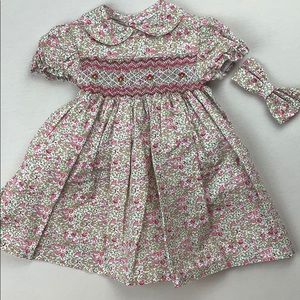 Liberty Print Hand-Smocked Dress